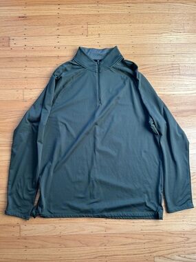 UNRL Shirt Mens XL Green 1/4 Zip Jacket Golf DWR Track Gym Run Training